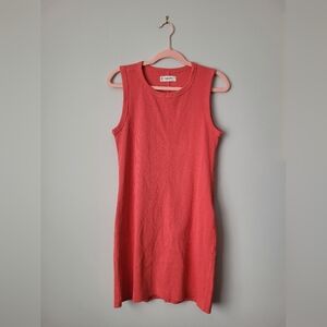 open lace back dress The '90s Rib Dress